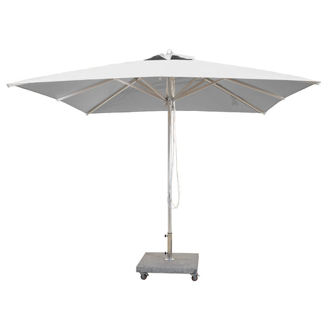 Square Umbrella with 100kg Marble Base