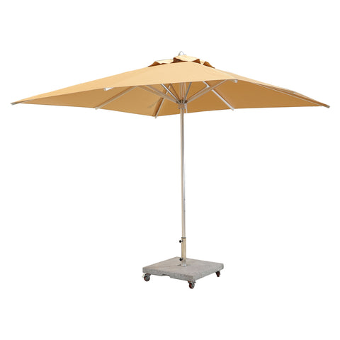 Square Umbrella with 100kg Marble Base