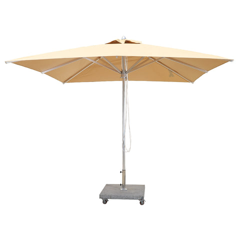 Square Umbrella with 100kg Marble Base