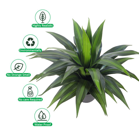 Artificial Dracaena Plants with Pot