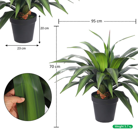 Artificial Dracaena Plants with Pot
