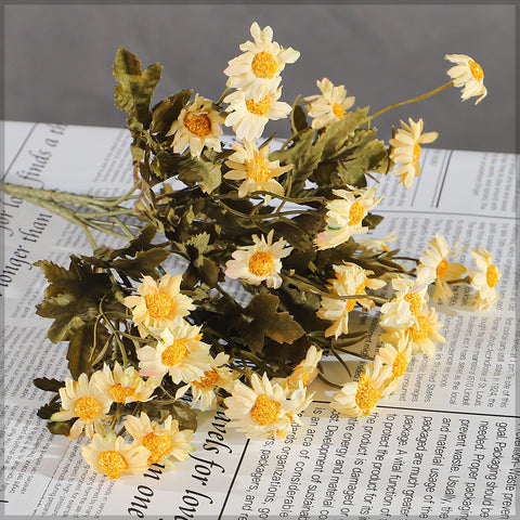 Artificial Mini Daisy Single Bunch Flowers(without vase)