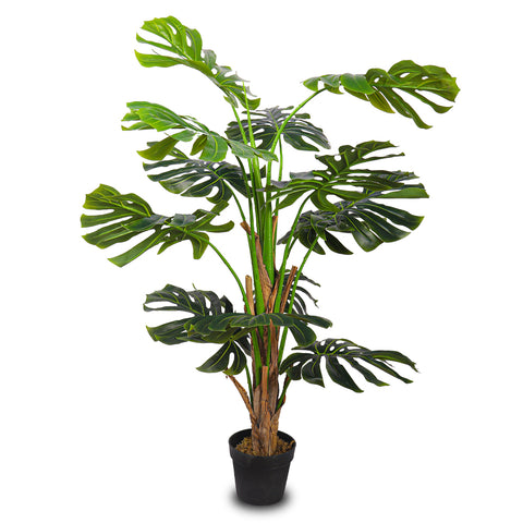 Faux Monstera Tree