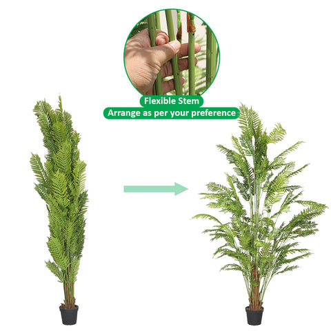 realistic plastic fern