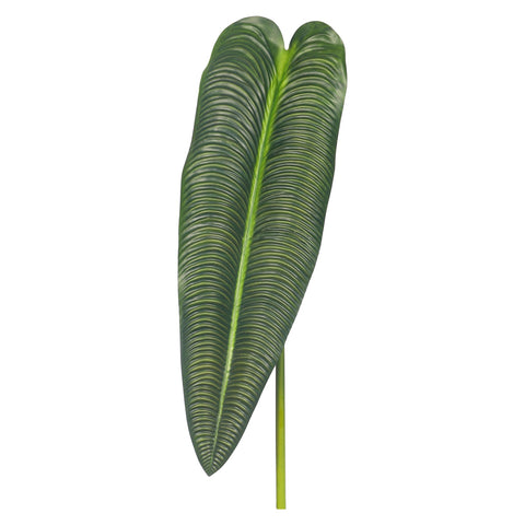 Artificial green single stem