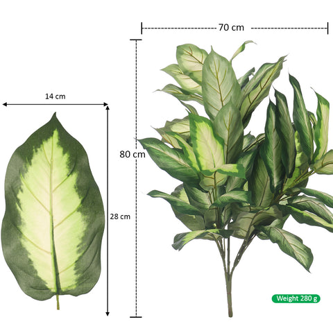 Faux leaves bunch