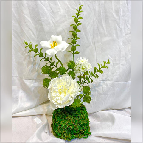 Faux Flower Arrangements in Vase for display purposes only (non-sale)