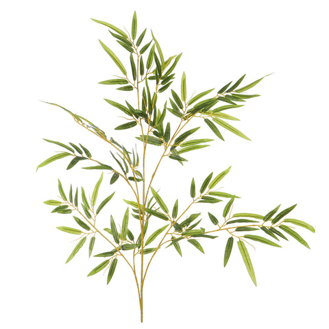 Decorative artificial bamboo leaves