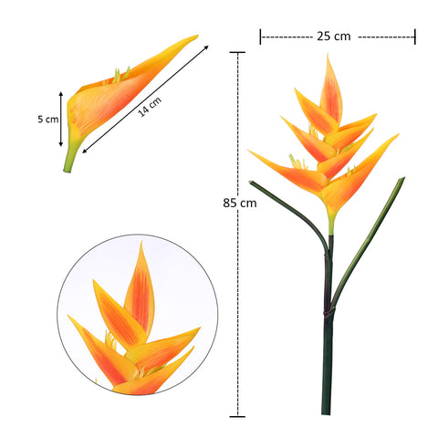 Artificial bird of paradise plant