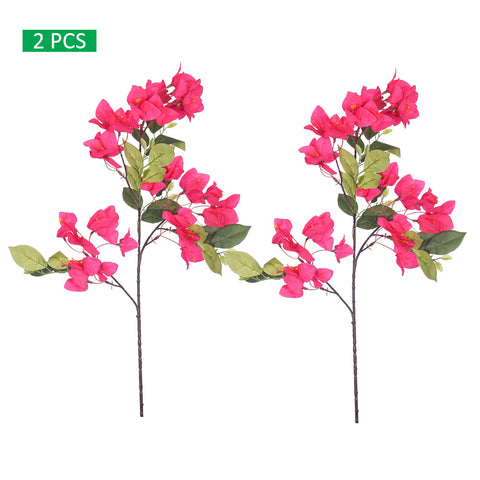 2-Packs Artificial Bougainvillea Flower (without vase)