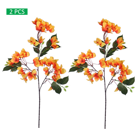2-Packs Artificial Bougainvillea Flower (without vase)