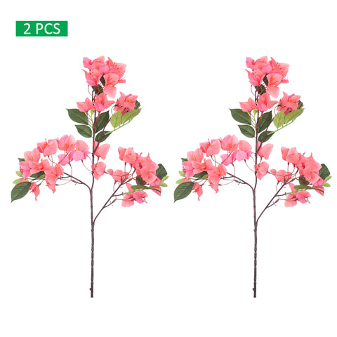 2-Packs Artificial Bougainvillea Flower (without vase)