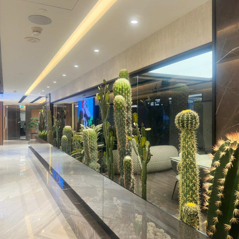 21pcs artificial cactus plant arrangement