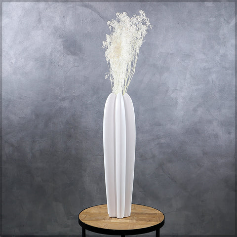 Ceramic flower holder vase