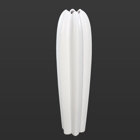 Decorative ceramic pot white