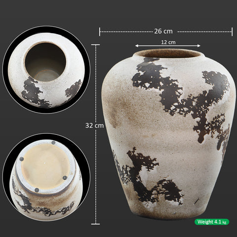 Dark brown vase