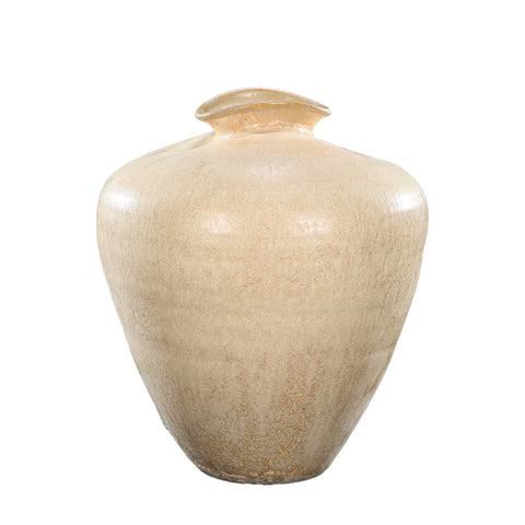 Rustic ceramic jar
