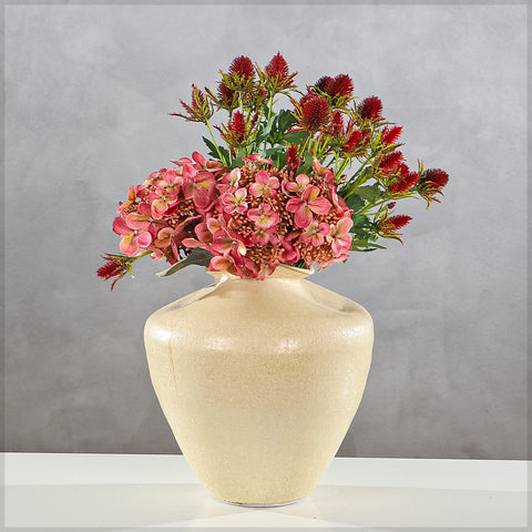 Decorative pottery jar