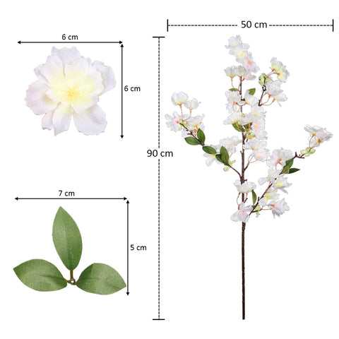 Faux blossom branches