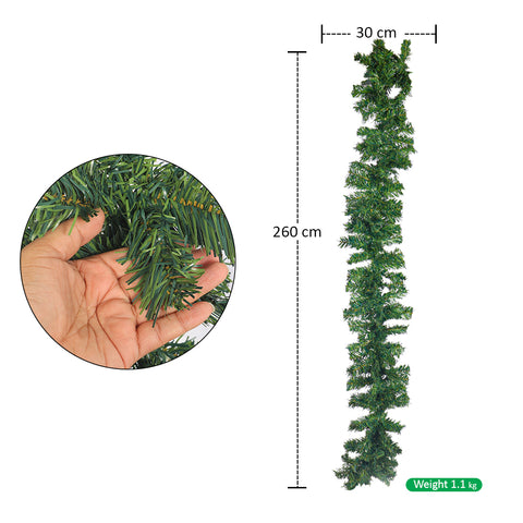 Green Christmas Garland