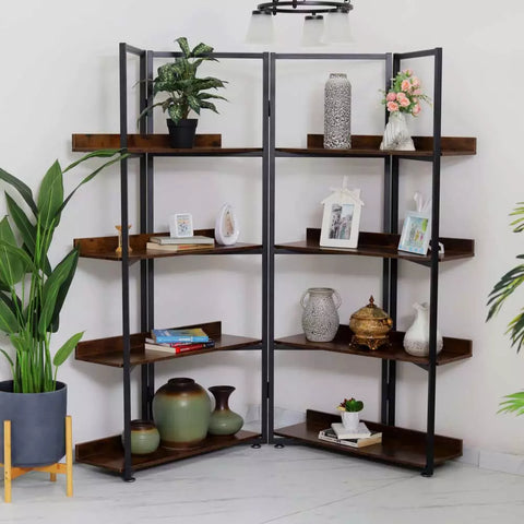 wooden shelf