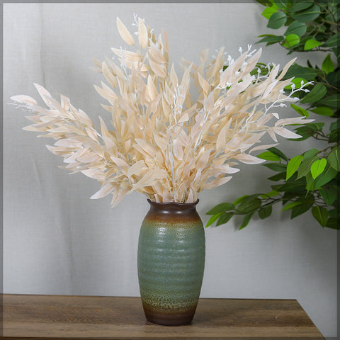 Artificial Willow Leaves Single Bunch(without vase)