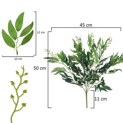 faux willow leaves