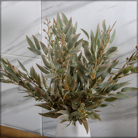 Artificial Willow Leaves Single Bunch(without vase)