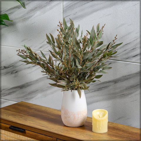 Artificial Willow Leaves Single Bunch(without vase)