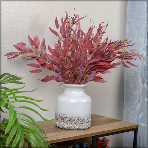 Artificial Willow Leaves Single Bunch(without vase)
