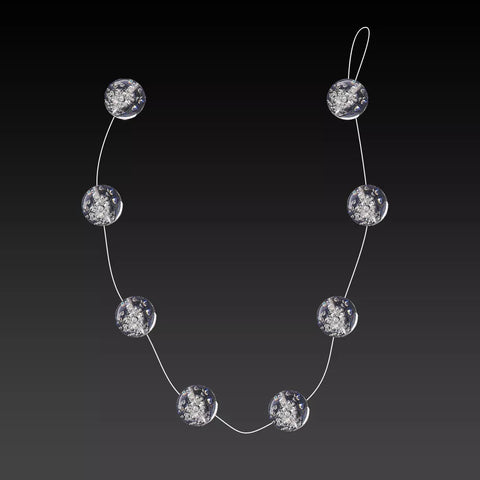 Decorative hanging crystal balls
