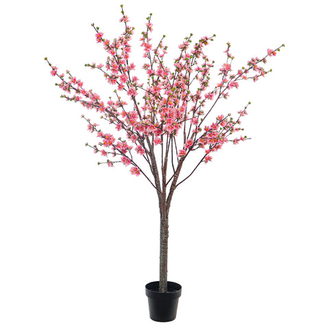Pink Decorative Artificial Cherry Blossom Plant