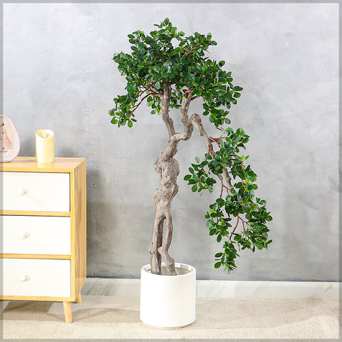 Decorative faux bonsai