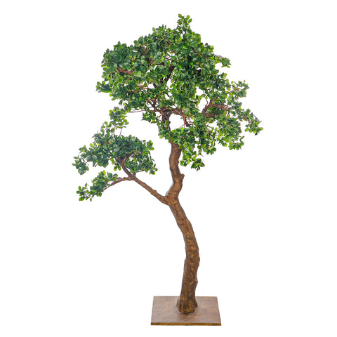 Decorative Faux Bonsai Plant(with black nursery pot)