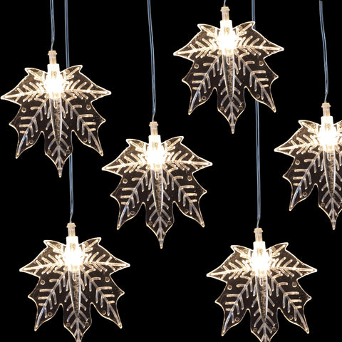 Decorative maple leaf hanging lights