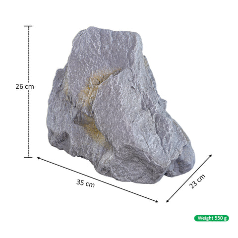 Lightweight Faux Stones for Garden Edging