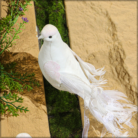 Artificial white birds