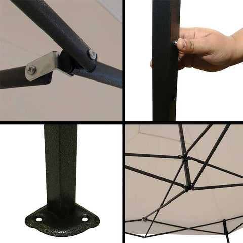 3x3m Garden Patio Top Cover Camping Tent (Tent Only)