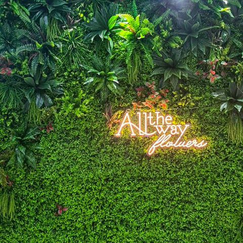 grass wall panels background