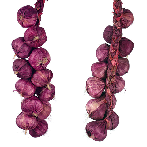 Rustic garlic decoration
