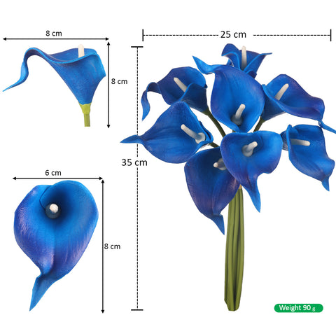2-Packs Fake Mini Calla Lily Flower (without vase)