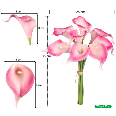 Mini calla lilies artificial