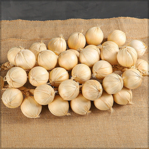 Braided onion ornament