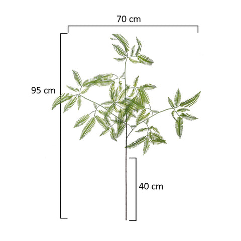 Lifeslike artificial fern leaves for home gardens