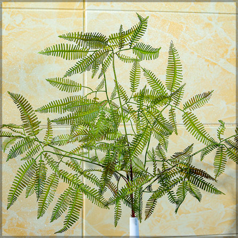 Lifelike staghorn fern leaves for indoor gardens