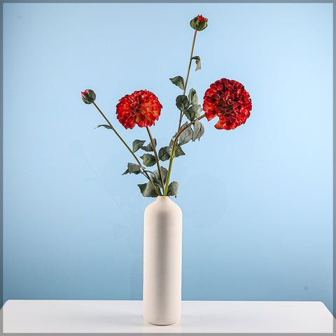 Faux Dahlia Flower Single Stem(without vase)