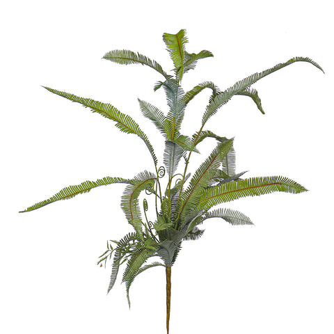Artificial Fern Bunch and Stems(without vase)