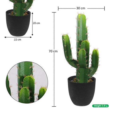 Nearly Natural Decorative Finger Cactus Plant