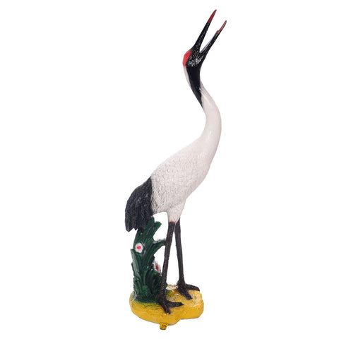 Outdoor flamingo statue