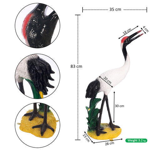 Realistic flamingo garden ornament